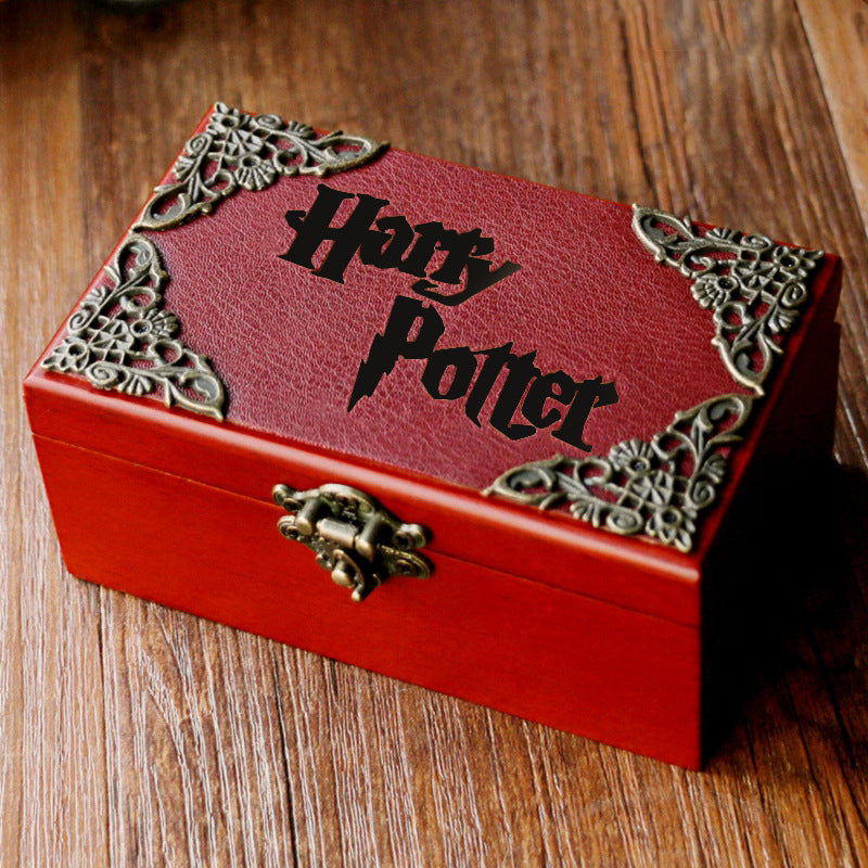 Harry Potter Music Box Vintage Wooden Jewelry Box