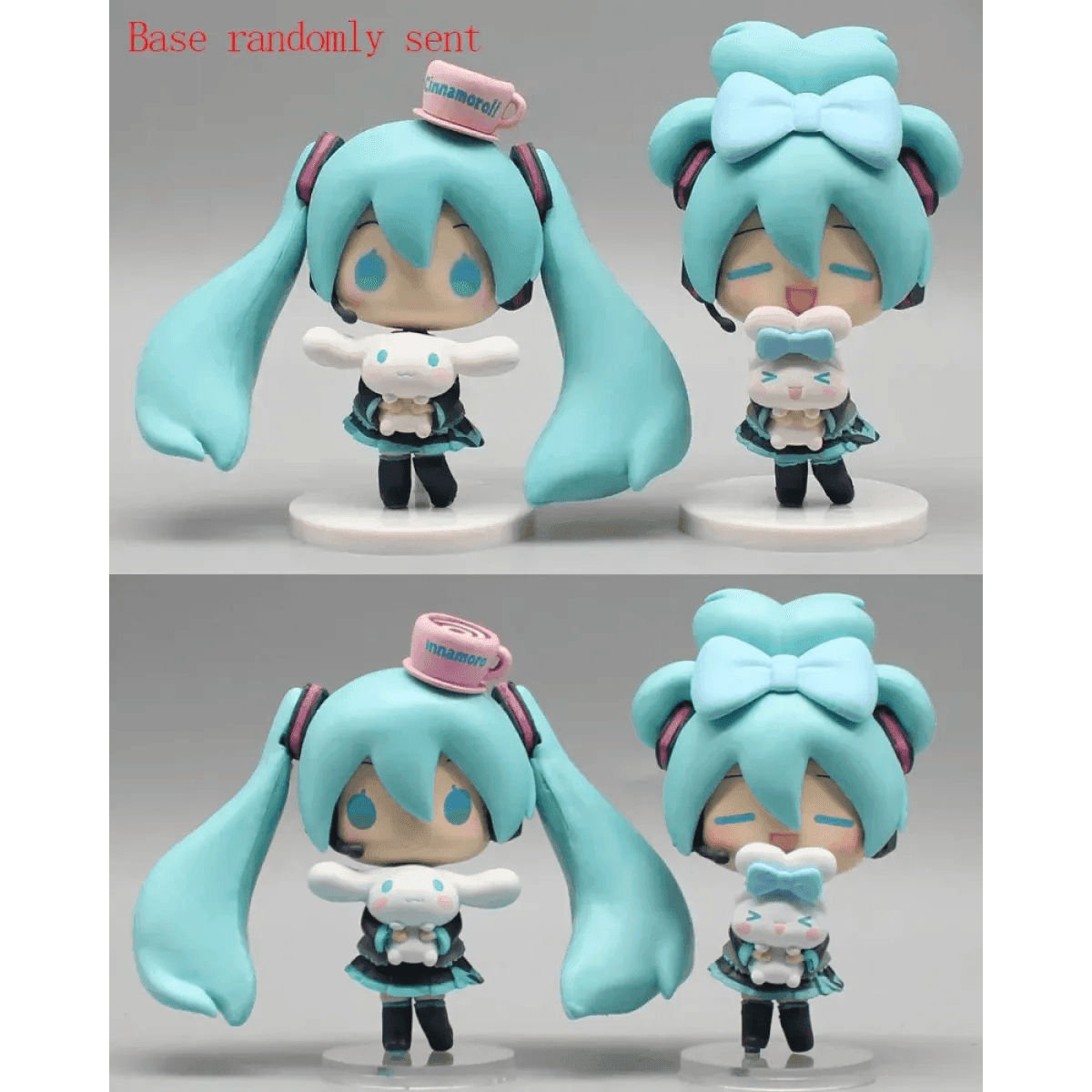 Hatsune Miku with Cinnamoroll Figure - Blue