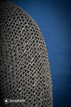 Chainmail Hauberk Roundring Riveted 10mm Steel Oiled