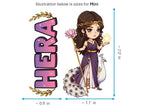 Hera Sticker and Magnet – Basileia Mythkins™ – Queen of the Gods and Marriage | Waterproof & UV-Proof - Sticker / Mini