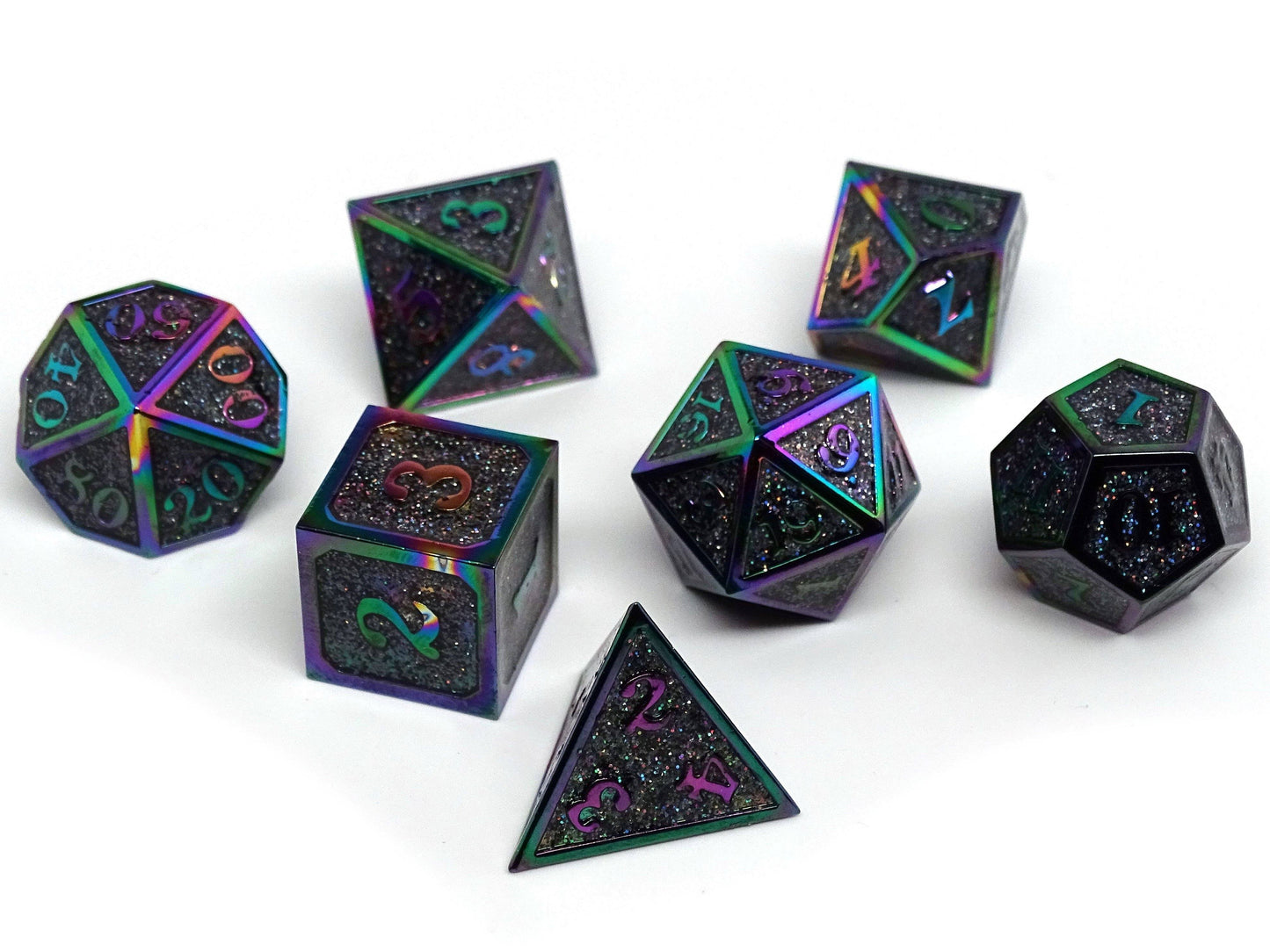 Heroic Dice of Metallic Luster - Multicolor