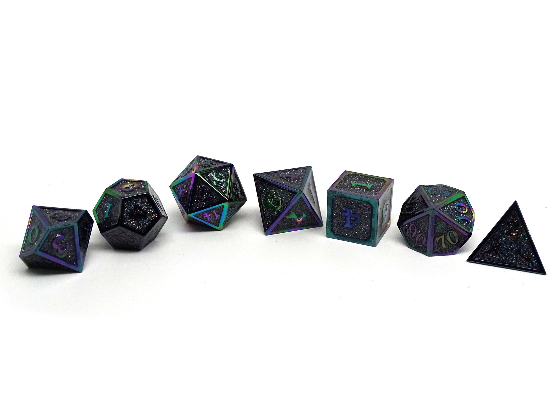 Heroic Dice of Metallic Luster - Multicolor