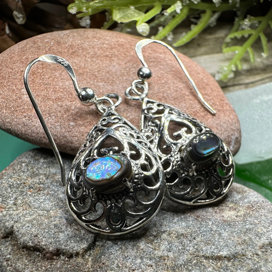 Alby Celtic Raindrop Earrings