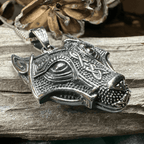 Viking Wolf Necklace - 18