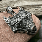 Viking Wolf Necklace - 18