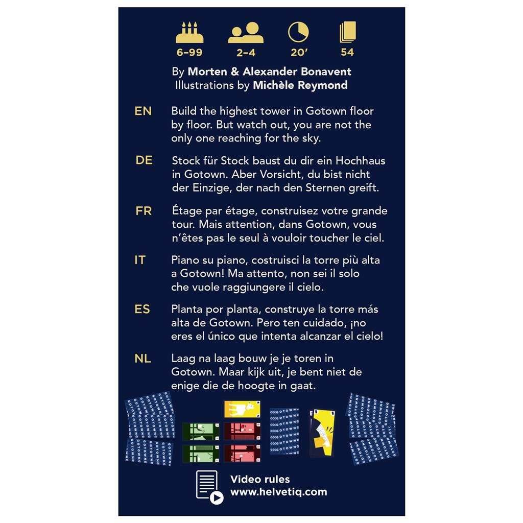 Go Town - A great back-stabbing card game for the whole family - 