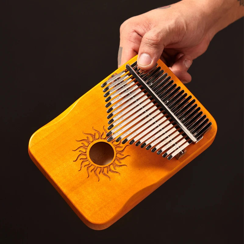 Hluru Kalimba 17 21 Key Kalimba Finger Piano Solid Maple Wood Kalimba Thumb Piano Keyboard Musical Instrument Mbira for Beginner