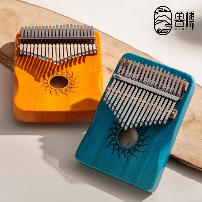 Hluru Kalimba 17 21 Key Kalimba Finger Piano Solid Maple Wood Kalimba Thumb Piano Keyboard Musical Instrument Mbira for Beginner