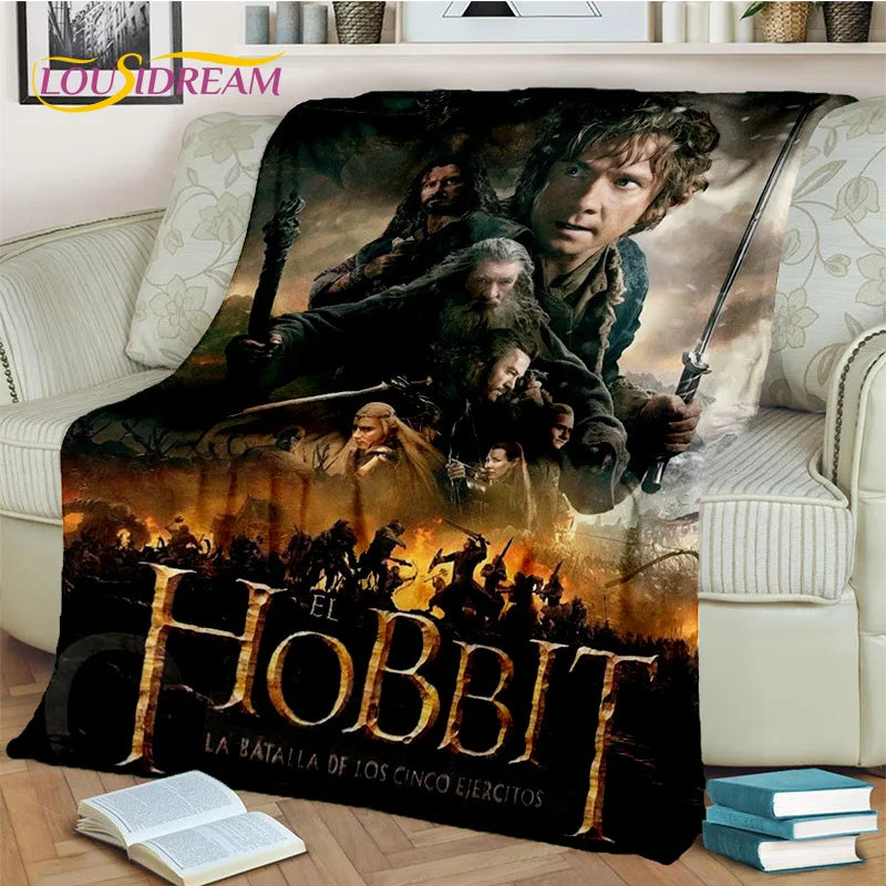 Hobbit Lord of The Rings Movie Blanket,Soft Throw