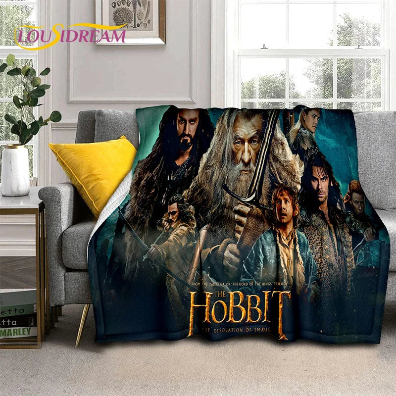 Hobbit Lord of The Rings Movie Blanket,Soft Throw