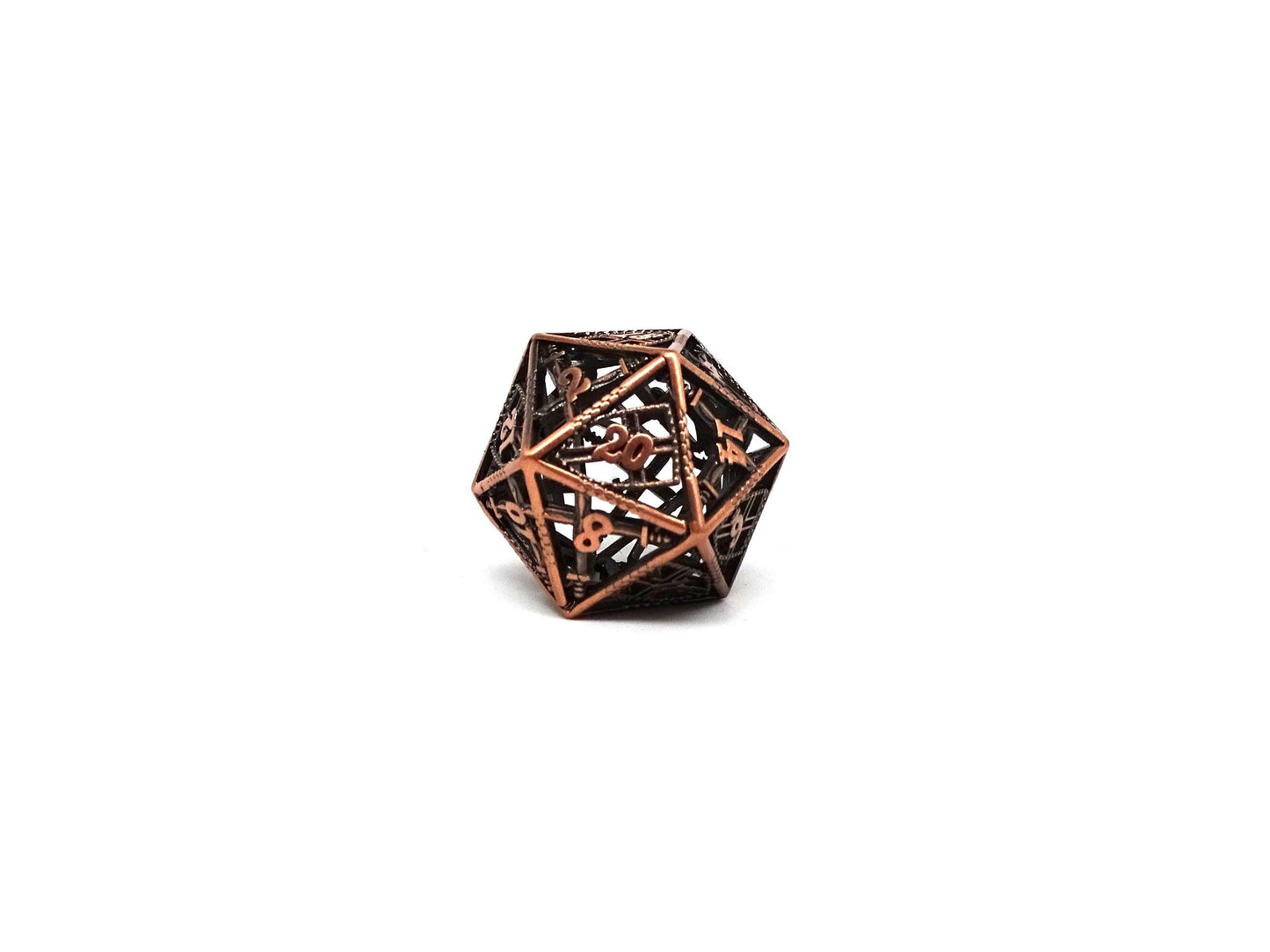 Hollow Dice of Divine Retribution - Legendary Copper D20