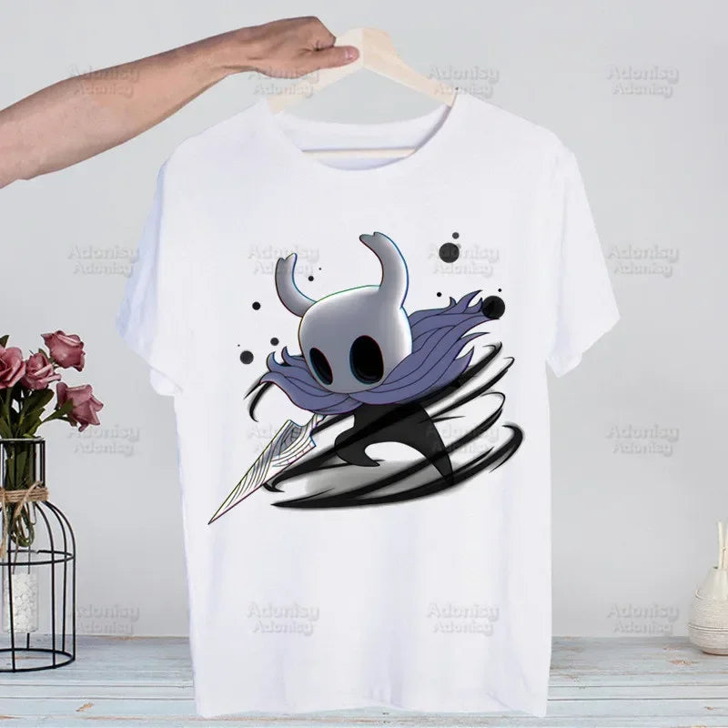 Hollow Knight Game Shirt Novelty  Vintage Crew Hollow Crew Team Neck Men's T-Shirt Women Top Tee Gift Streetwear