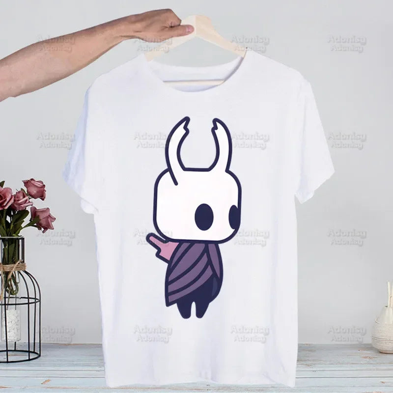 Hollow Knight Game Shirt Novelty  Vintage Crew Hollow Crew Team Neck Men's T-Shirt Women Top Tee Gift Streetwear