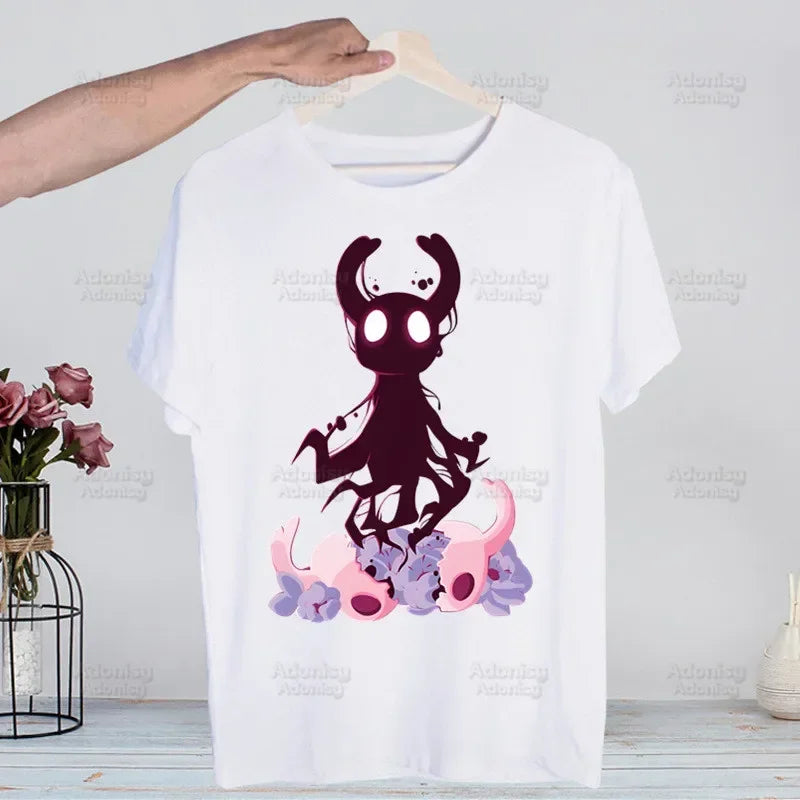 Hollow Knight Game Shirt Novelty  Vintage Crew Hollow Crew Team Neck Men's T-Shirt Women Top Tee Gift Streetwear