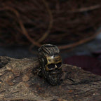 Vikings Warrior Skull Stainless Steel Beard Beads - 