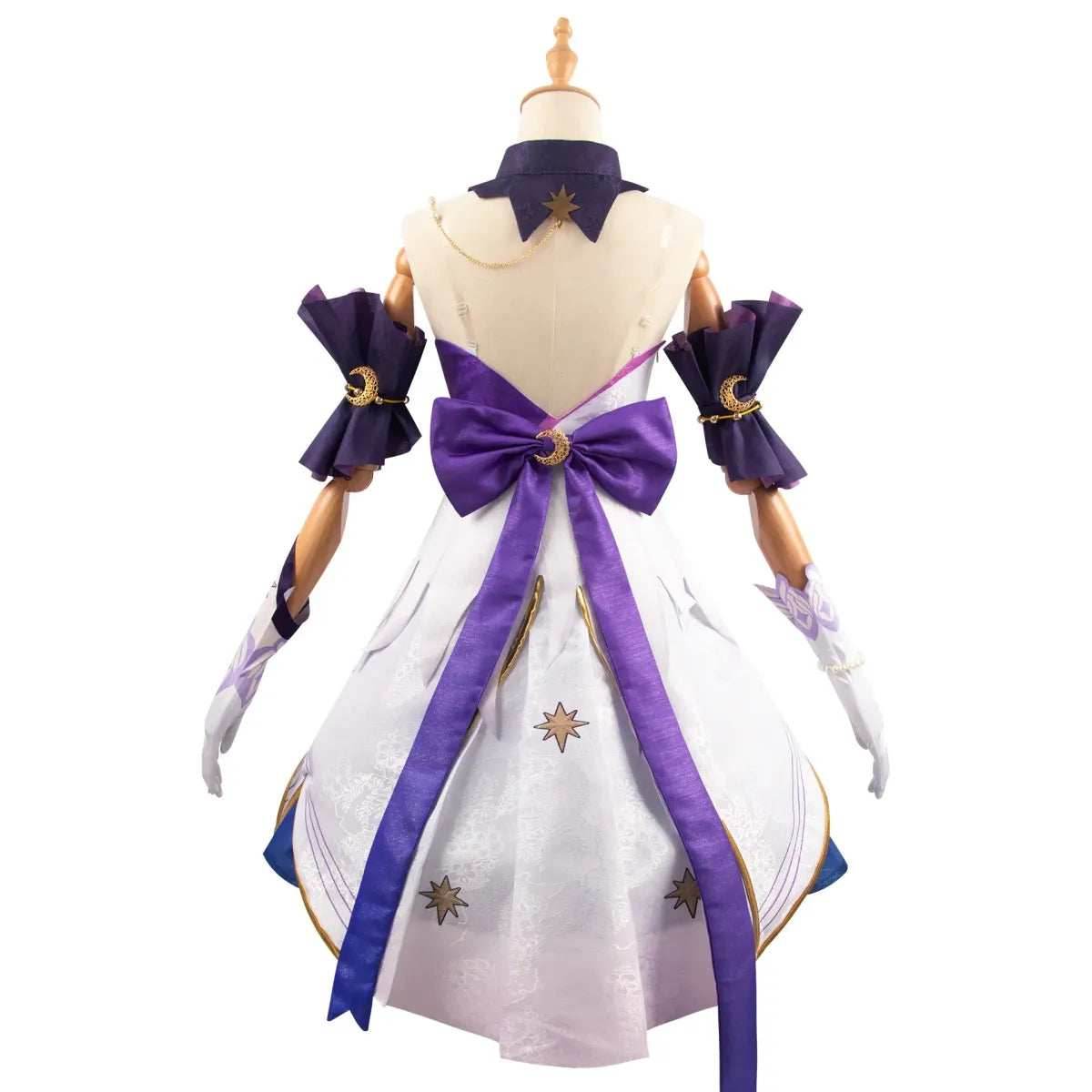 Honkai Star Rail Robin Cosplay Costume – Dress, Wig, Wings & Accessories - XS / Costume only