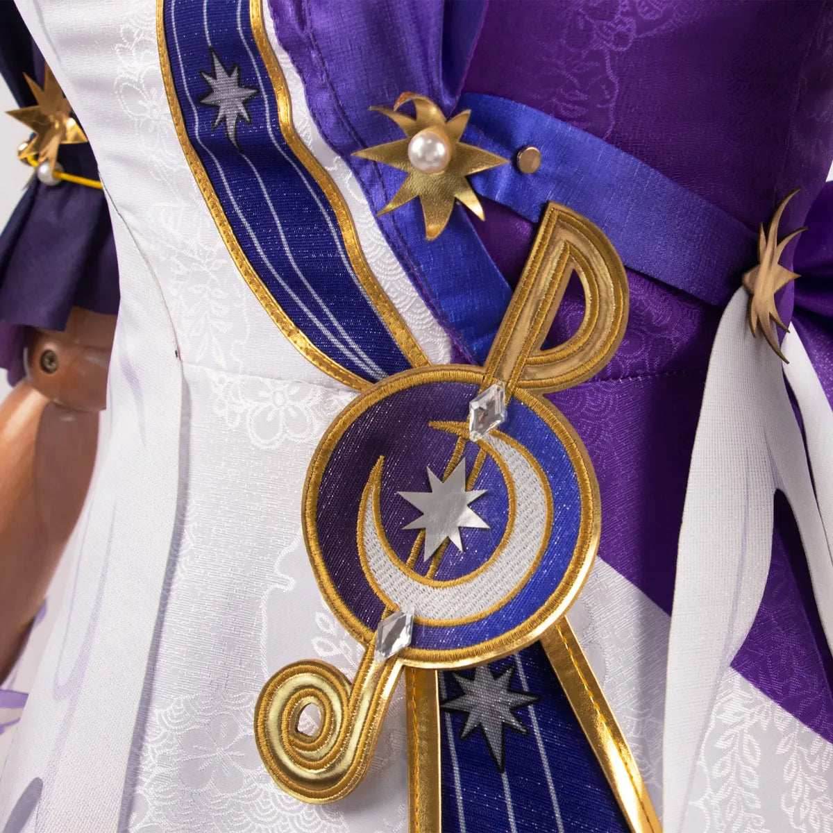 Honkai Star Rail Robin Cosplay Costume – Dress, Wig, Wings & Accessories - XS / Costume only