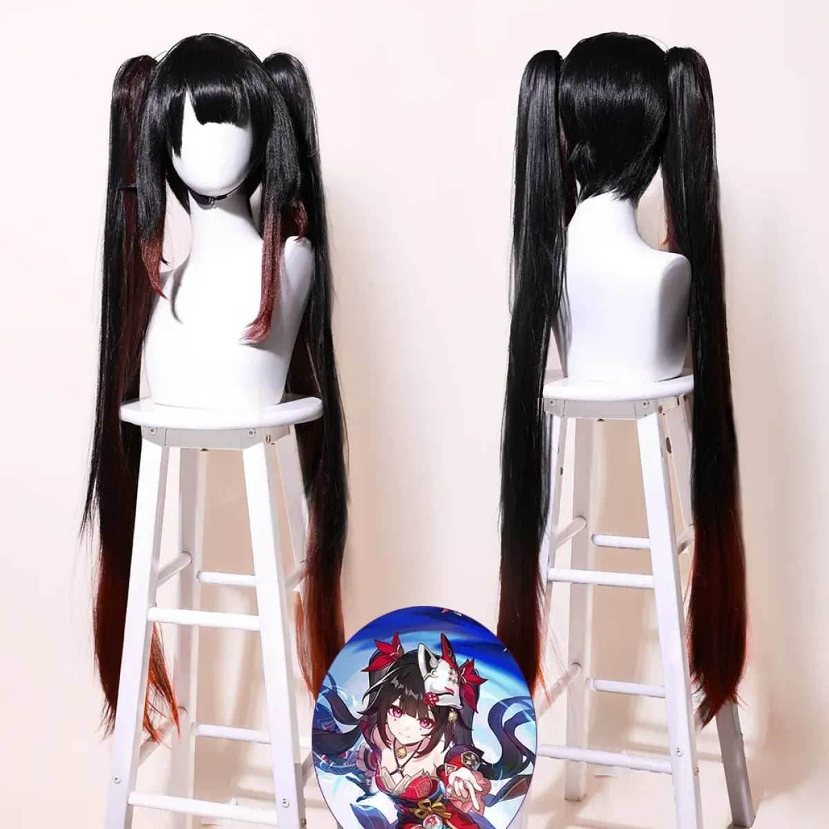 Honkai Star Rail Sparkle Cosplay Costume - wig / XS