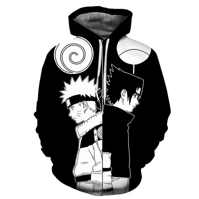 Hoodies Unisex Naruto Harajuku Japanese Anime Uchiha Itachi Printed Men's Hoodie Male Streetwear Fashion Casual sweatshirt Coat