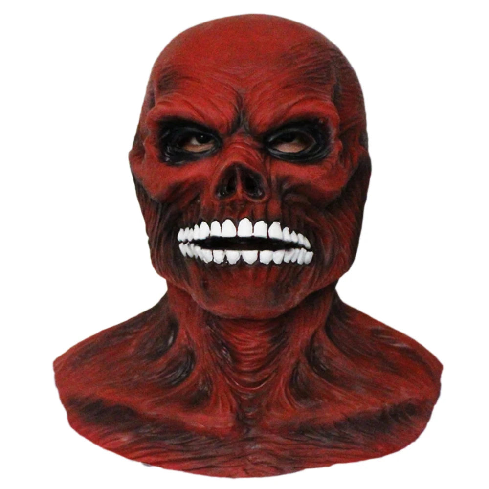 Horror Demon Vampire Red Devil Mask Clown Latex Mask Halloween Costume