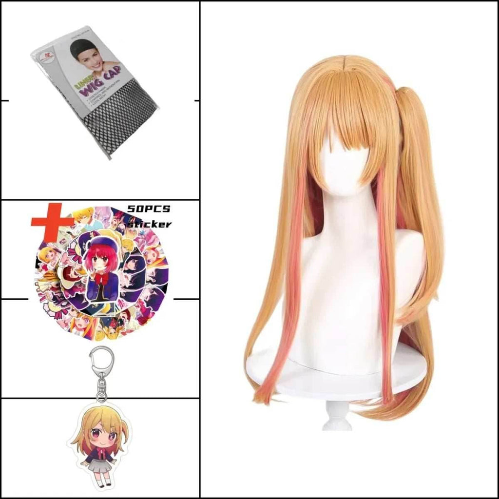 Hoshino Rubii Cosplay Costume - Oshi no Ko Anime JK Uniform Dress - A1 Wig / XS / CHINA | hoshino rubii