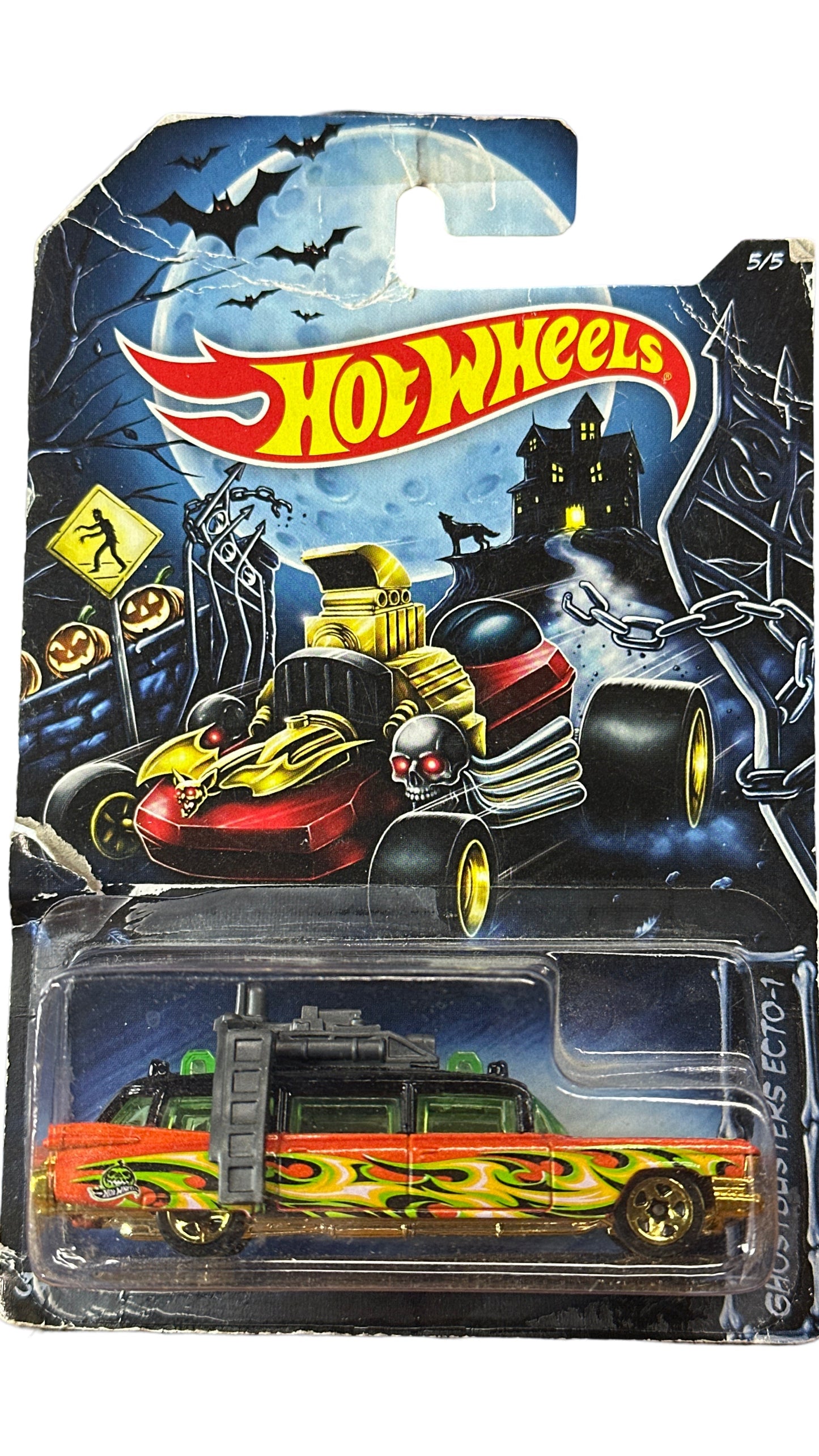 Hot Wheels 2014 Halloween Exclusive Ghostbusters Ecto-1 5/5