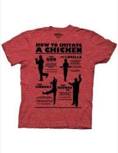 How To Imitate A Chicken Adult Heather Red T-shirt - S