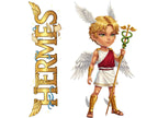 Hermes Sticker and Magnet – Diaktoros Mythkins™ – Messenger of the Gods | Waterproof & UV-Proof - Sticker / Mini