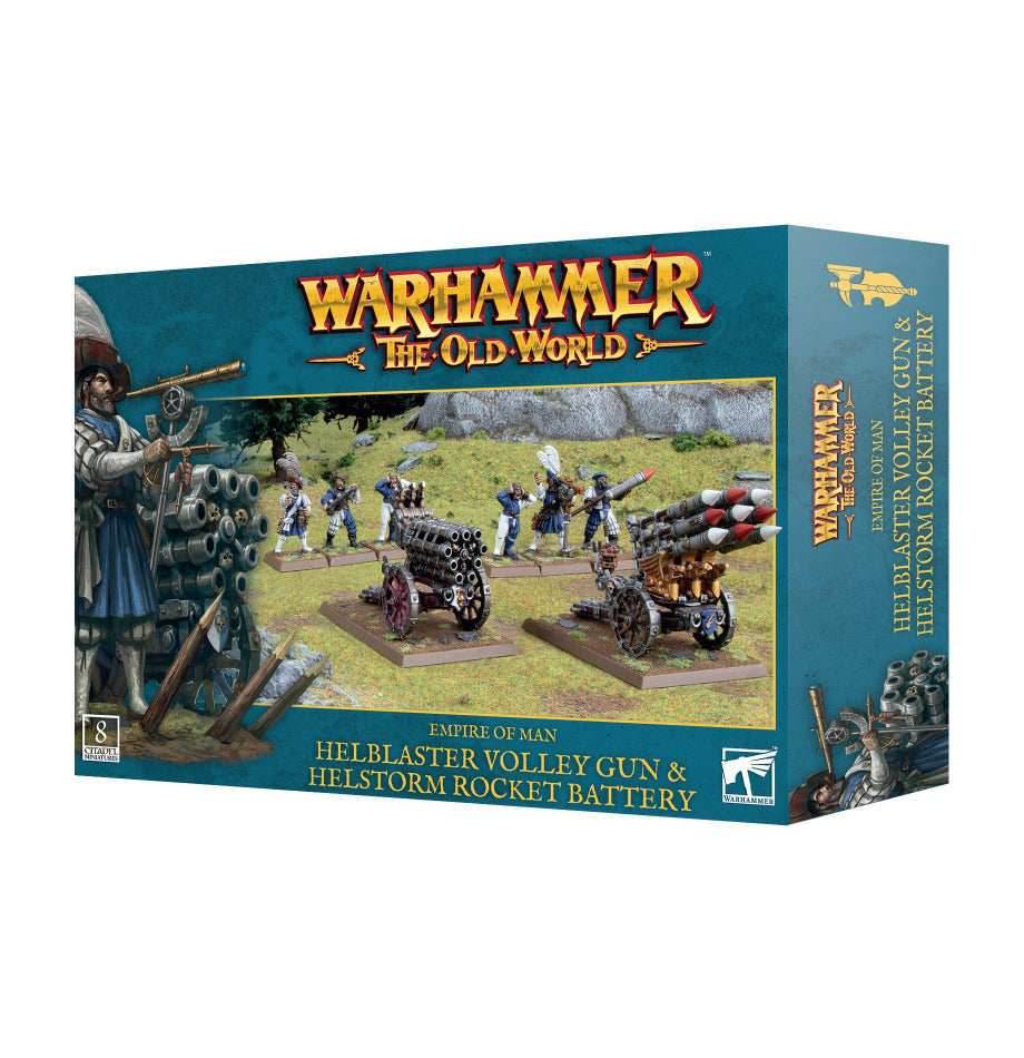Warhammer: The Old World - Empire of Man - Helblaster Volley Gun & Helstorm Rocket Battery - 