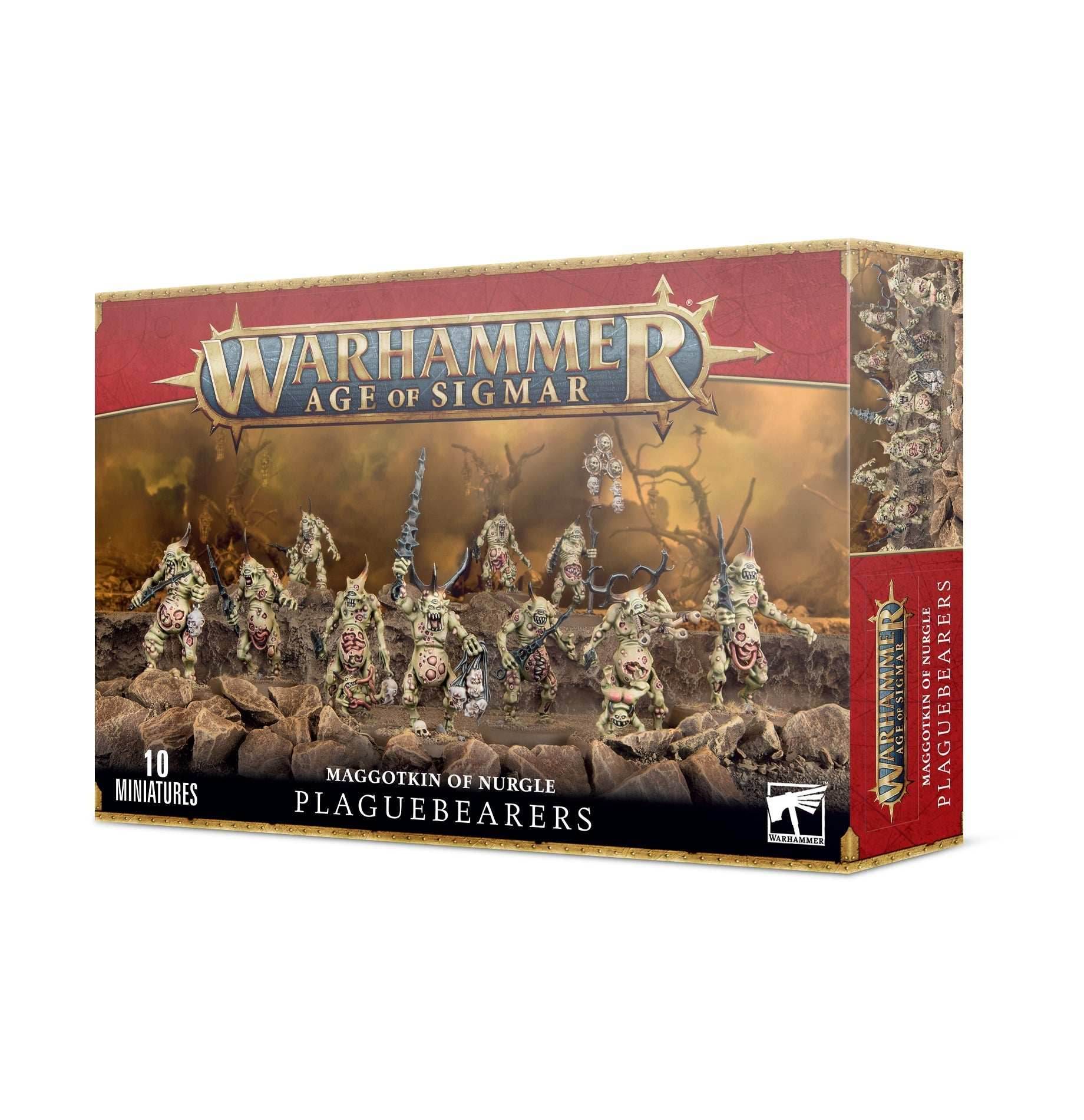 Warhammer 40K: Chaos Daemons Nurgle - Plaguebearers - 