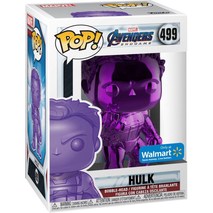 Hulk with Gauntlet [Purple Chrome] #499 Funko POP Marvel - 
