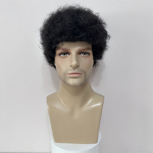 Human Wigs Short Curly Hair Afro Men And Women