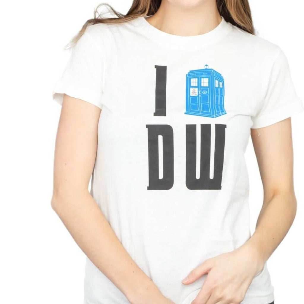 I Heart (Tardis) DW T-shirt - S
