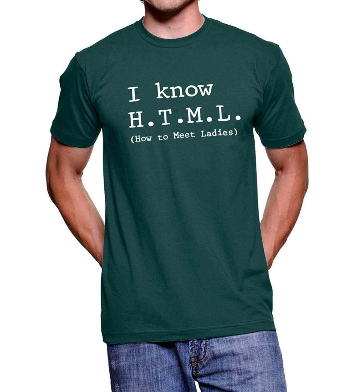 I Know HTML How to Meet Ladies T-shirt - M