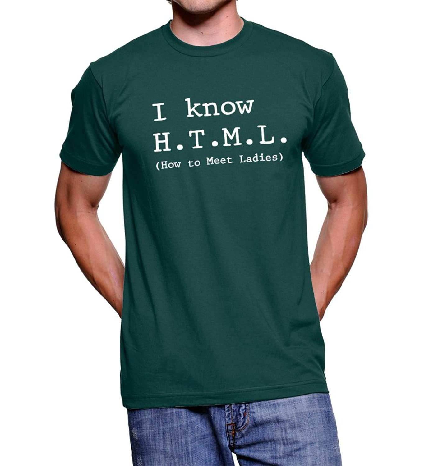 I Know HTML How to Meet Ladies T-shirt - 3X