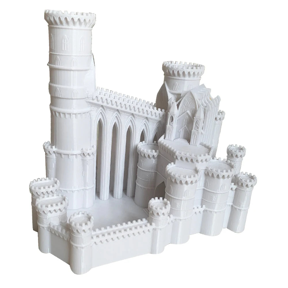 Ice Castle Dice Tower 3D Printed Tabletop Gaming Tower Dice Tower Tray for DND Board Game D&D RPG Gift for Friend