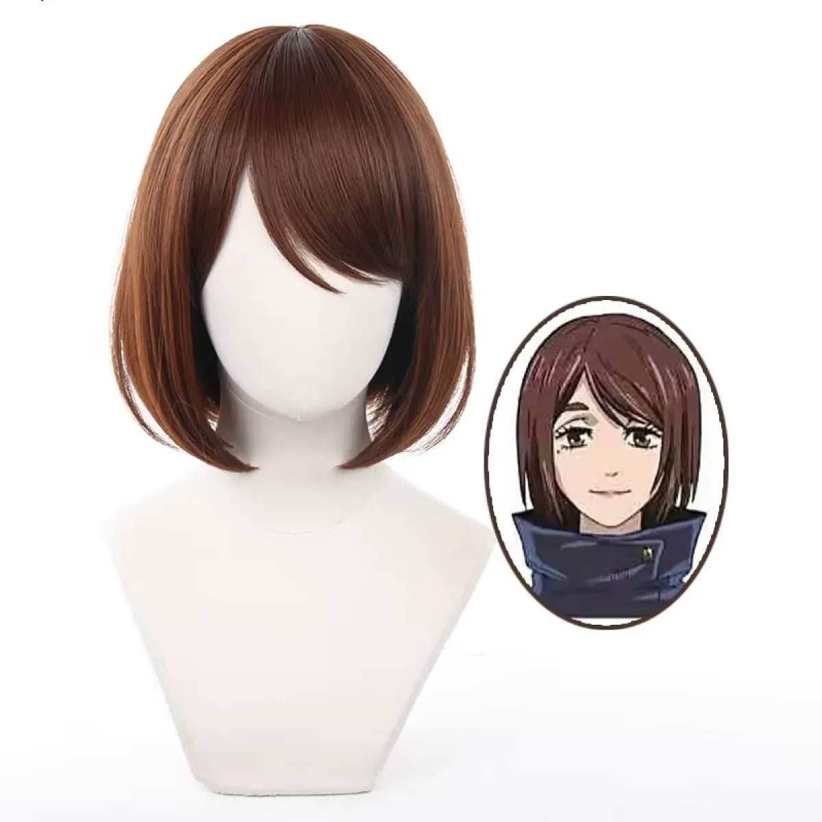 Ieiri Shoko Cosplay Outfit – Jujutsu Kaisen School Uniform Set - S / Wig Only(one size)