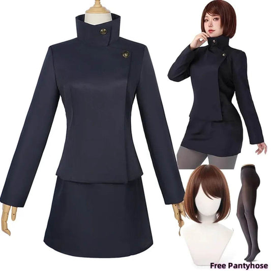 Ieiri Shoko Cosplay Outfit – Jujutsu Kaisen School Uniform Set - S / Costume Only