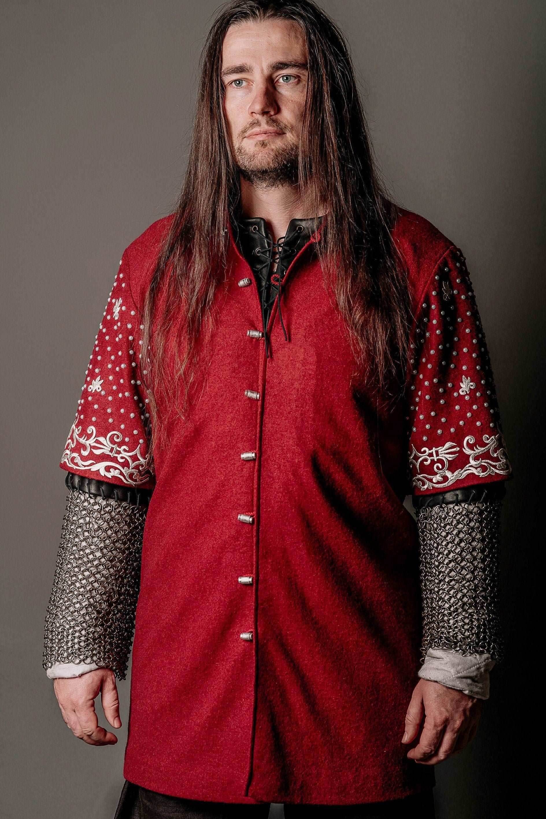 Boromir red wool tunic (Lord of the Rings) - S