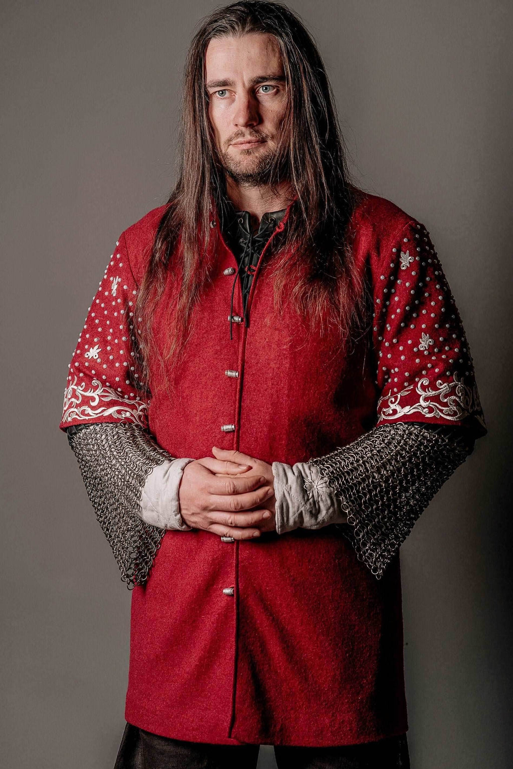 Boromir red wool tunic (Lord of the Rings) - S