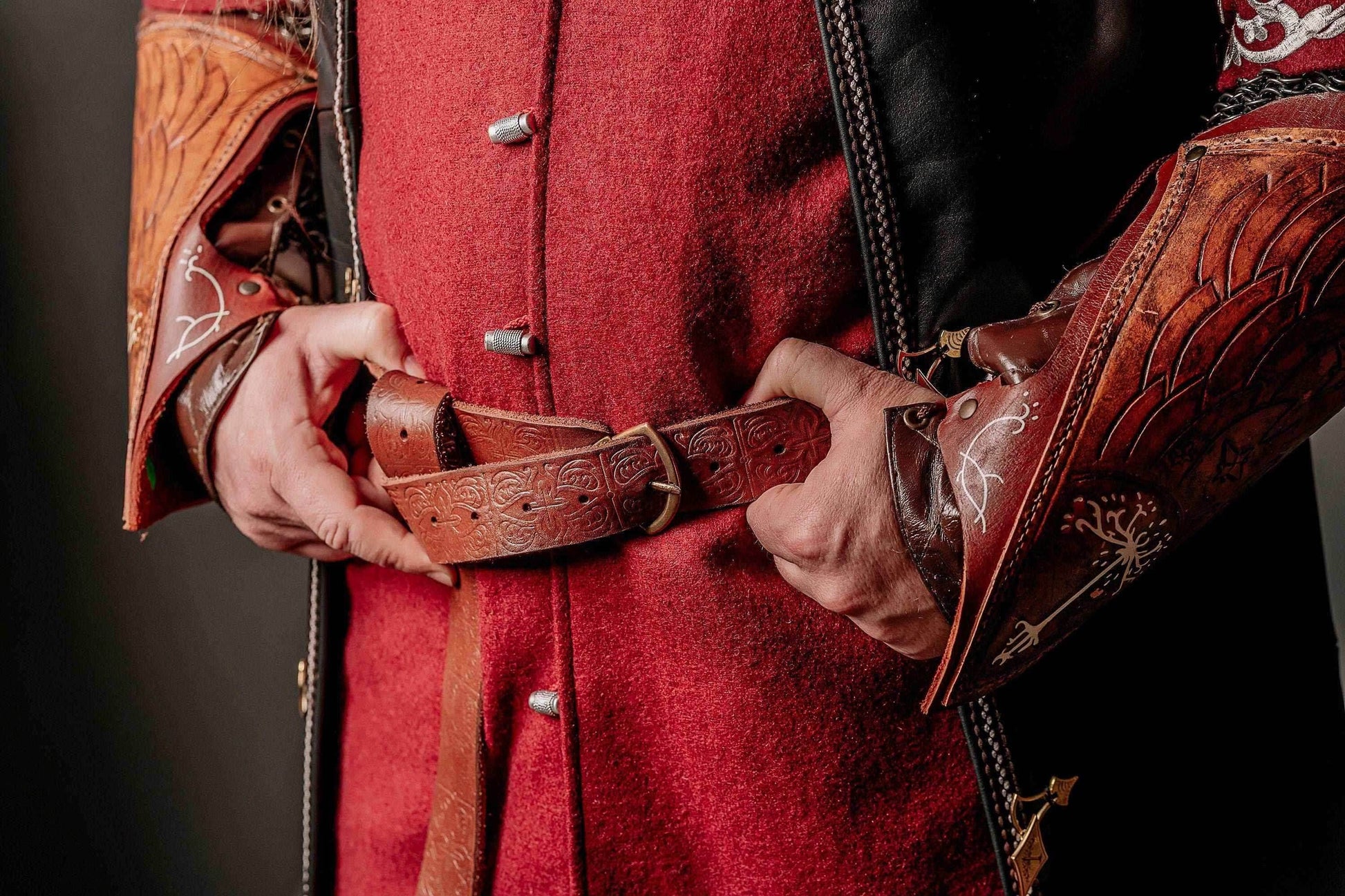 Aragorn leather belt (Lord of the Rings) - 