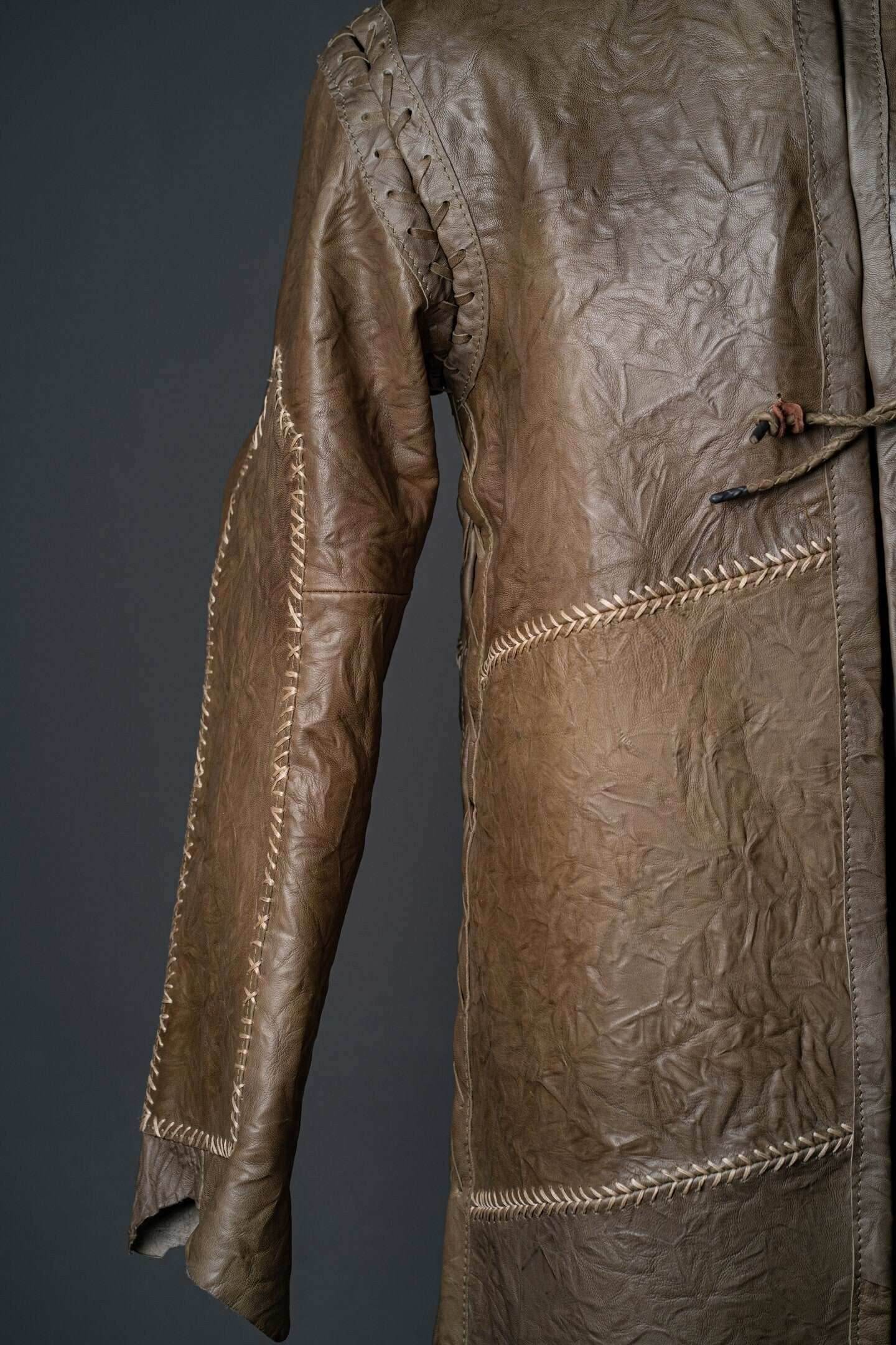 Aragorn duster strider (leather jacket) - XS / Green