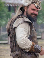 Viking Larp leather armor - XS / Lamellar cuirass