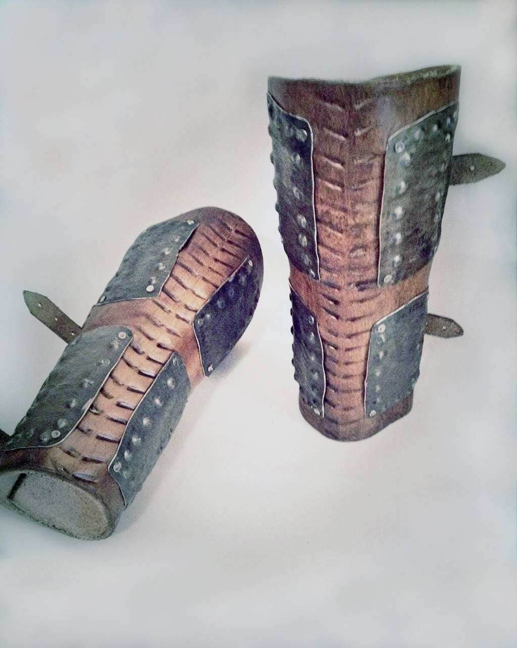 Medieval larp armor (armor with pauldrons + bracers) - XS / Full payment