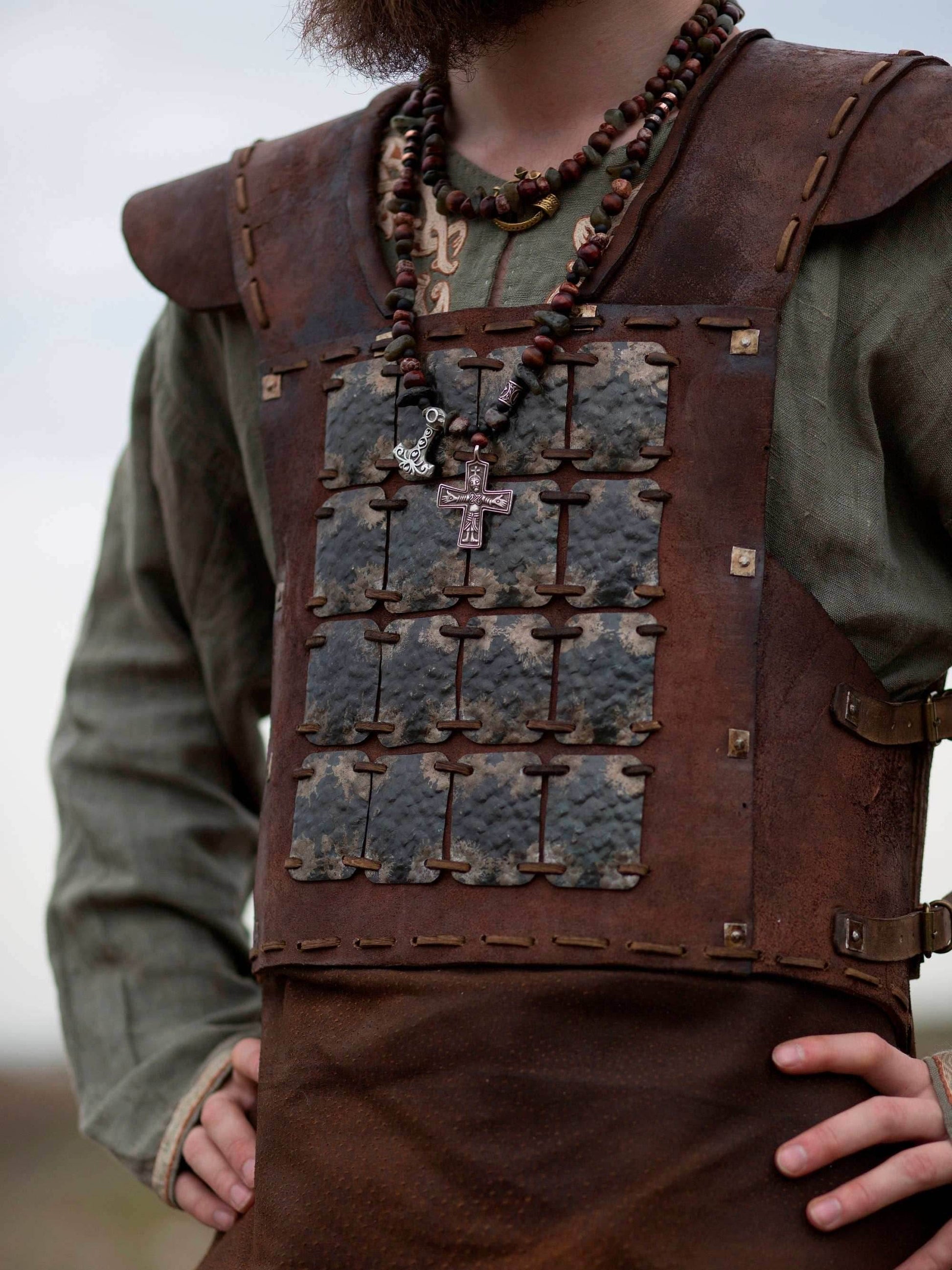 Viking larp leather armor - XS / Full payment