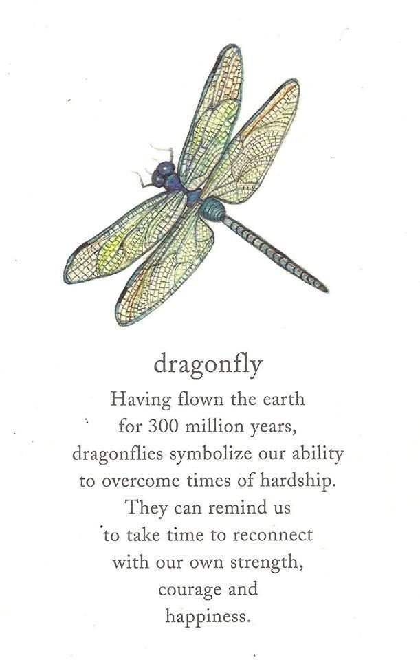 Triple Spiral Dragonfly Necklace