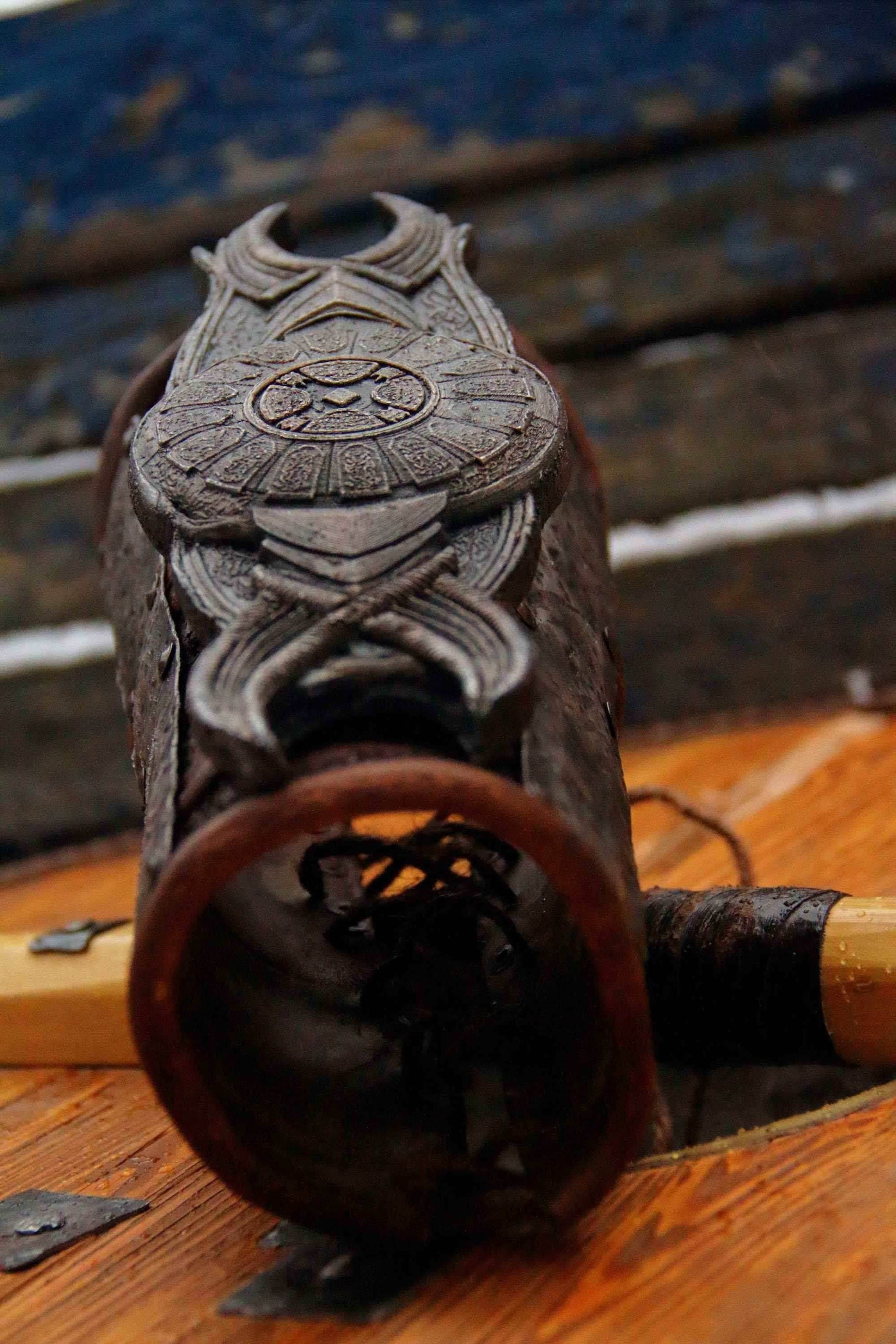 Leather bracer with shild (God of War) - 