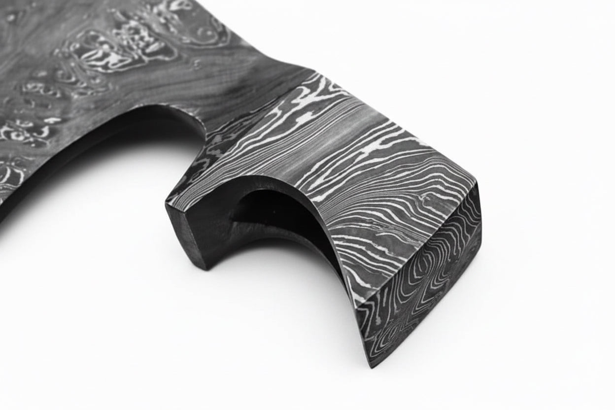 Custom Handmade Damascus Steel Viking Axe Head / Pagan Axe Head/ Chopping Axe / Edge Sharp DK-0170