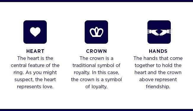Champagne Toast Claddagh Ring - 5