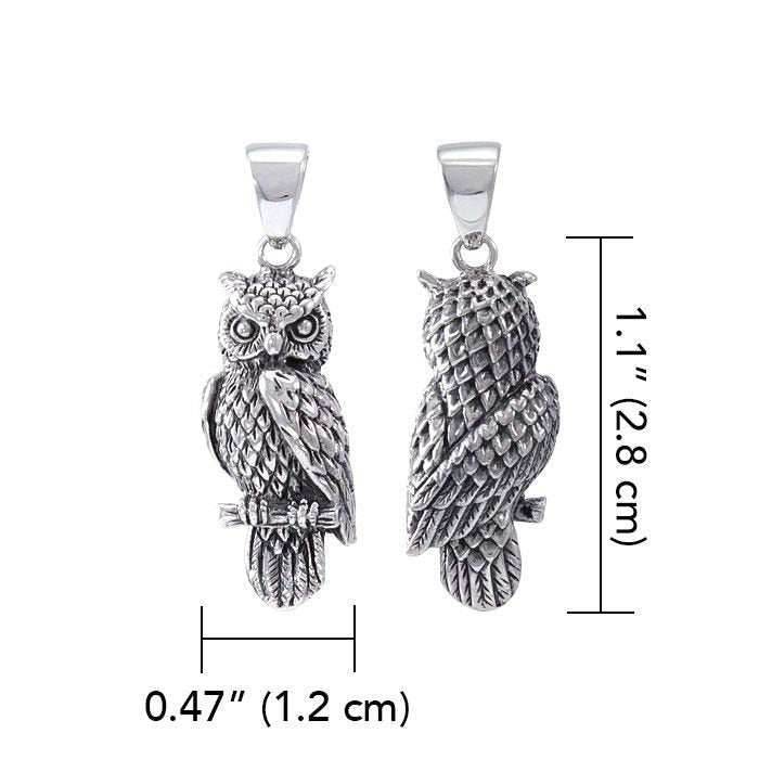 Watchful Owl Necklace - 18